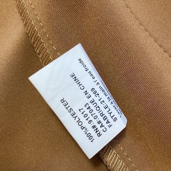 Solitaire Open Front Floral brown Duster Jacket Sz M NWOT - Picture 5 of 7